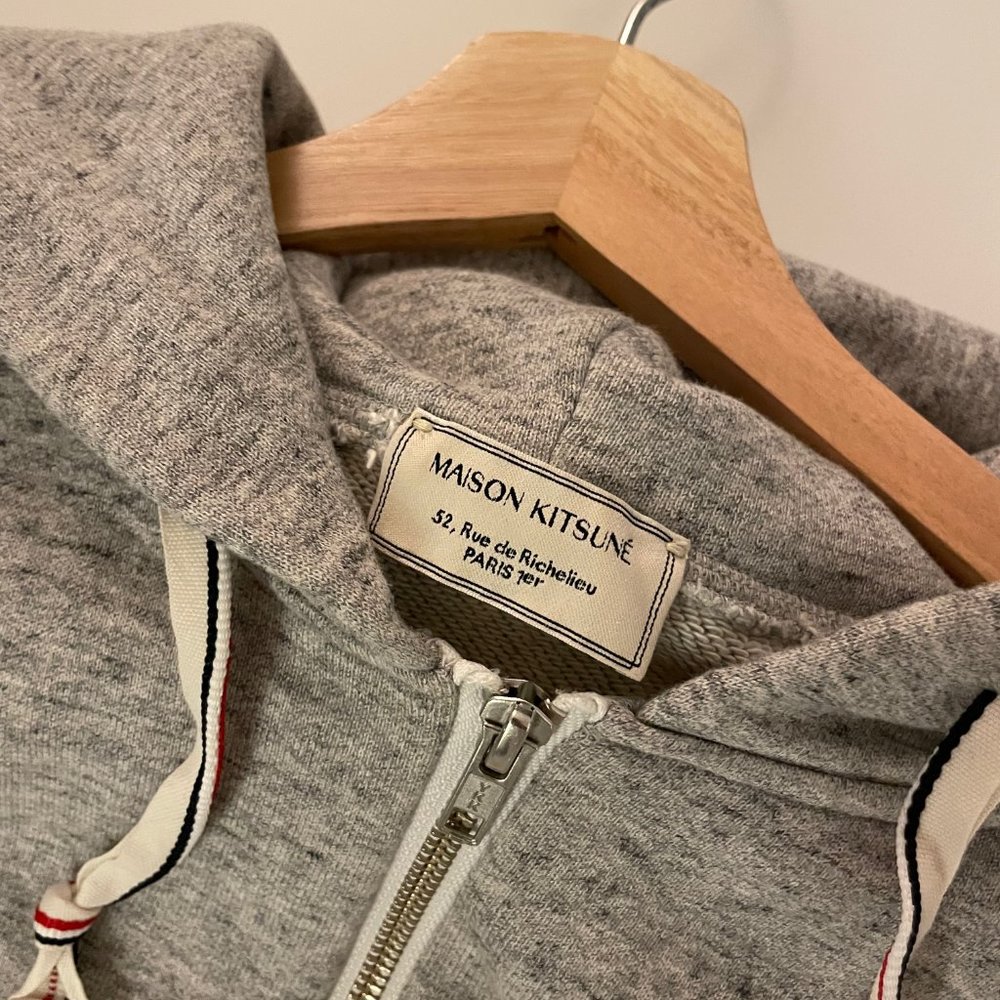 Maison Kitsune Zip Up Hooide